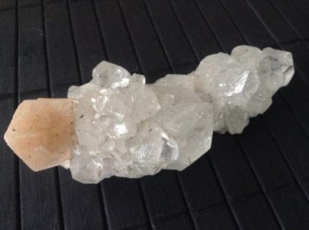  Apofylite met stilbite 9 cm lang € 14,50