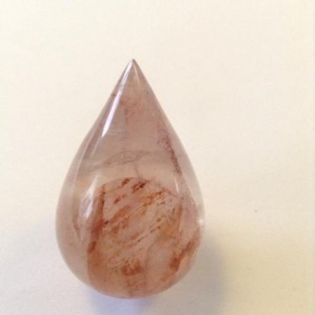  5 cm hoge druppel hematiet kwarts € 24,50 