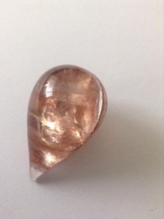  Hematiet kwarts druppel 5,5 cm € 24,50