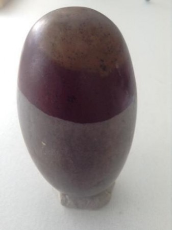  Shiva lingam - India - 10 cm -458 gram € 39,50