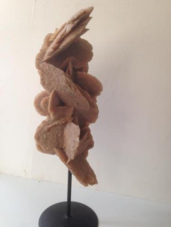  Woestijnroos decoratiestuk op metalen voet 30 cm € 65,00