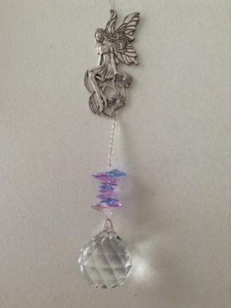 Kristallen bol met engel € 29,90